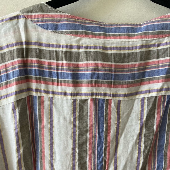 NWT Onia Men’s Luca Shirt in Istanbul Stripe - Picture 5 of 6